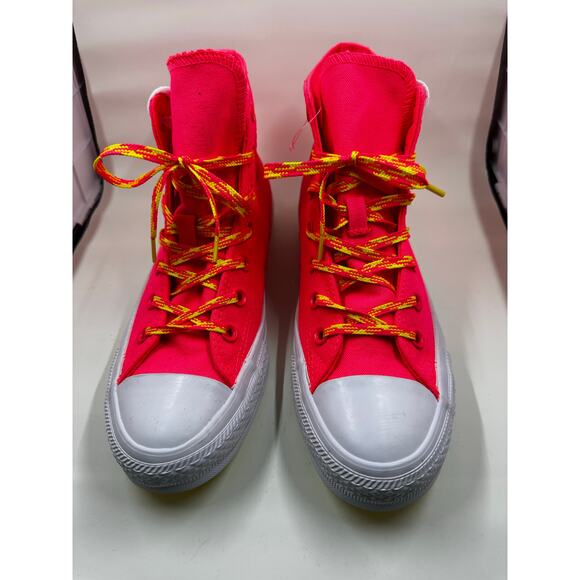 Converse Chuck Taylor All Star Hi Glow Up Pink High Top Sneakers Women’s 8 US - Picture 7 of 14